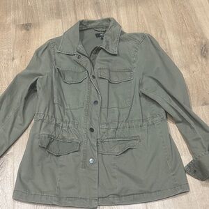 a.n.a Women's Olive Utility Jacket